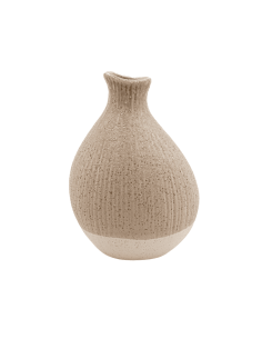 Naturalny wazon ceramiczny w stylu skandynawskim – ręcznie wykonany