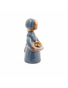 Ceramiczna figurka „Gosposia z kwiatami” – JIE Gantofta Sweden 2