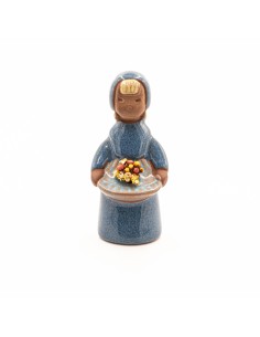 Ceramiczna figurka „Gosposia z kwiatami” – JIE Gantofta Sweden