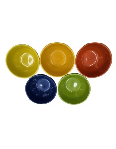 Zestaw kolorowych miseczek ceramicznych – 5 sztuk 2