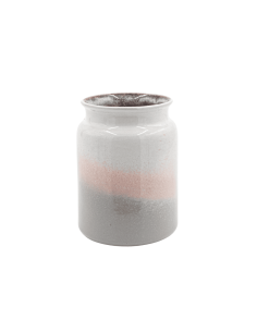 Wazon ceramiczny w skandynawskim stylu – pastelowy róż i szarość 2