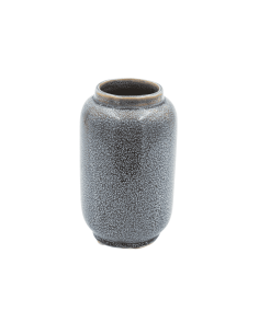 Wazon ceramiczny z drobinkową fakturą – elegancki akcent w stylu retro
