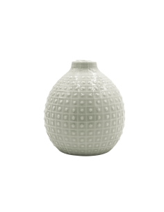 Wazon ceramiczny Serholt z tłoczeniem – skandynawska elegancja w nowoczesnym wydaniu