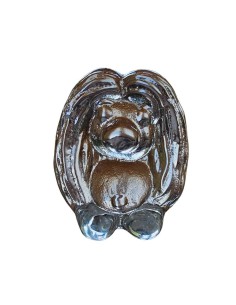 Szklana figurka trolla – Bergdala Glasbruk, Szwecja