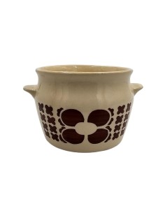 Dekoracyjny ceramiczny garnuszek z uchwytami – retro akcent z duszą 2