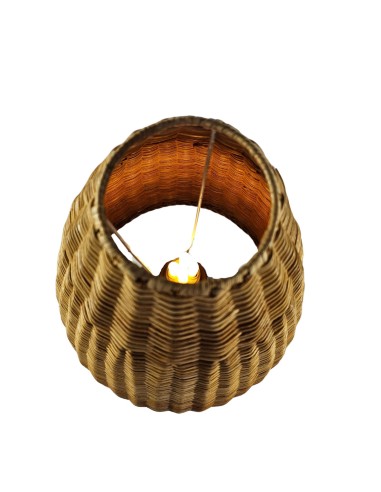 Lampa stołowa „Wiklinowy Urok”