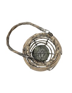 Lampion wiklinowy z uchwytem – rustykalny urok w Twoim wnętrzu 2